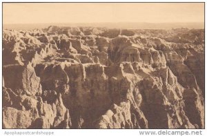 Finger Peaks The Badlands Nat Monument South Dakota Albertype