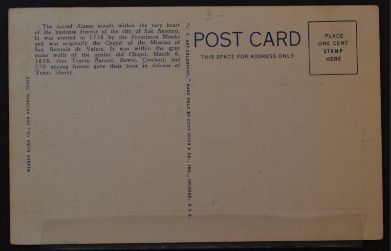 San Antonio, TX - The Alamo, Built 1718