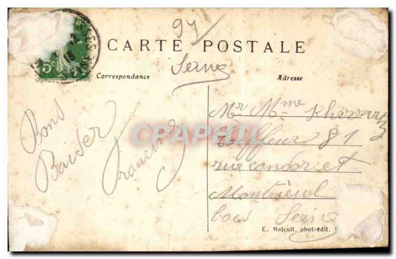 Old Postcard Park St Maur L & # 39observatoire metereologique