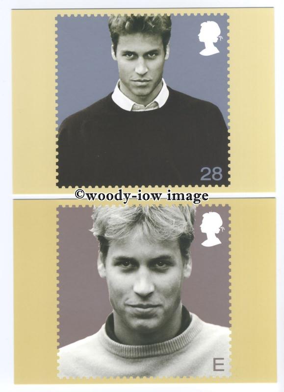 pq0272 - Prince William - 4 Royal Mail PHQ postcards