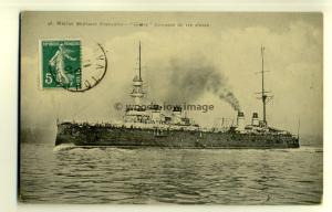 na0187 - French Navy Warship - Gloire - postcard