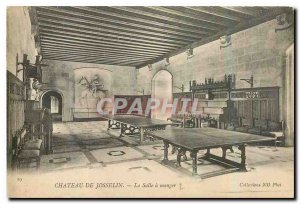 Old Postcard Chateau de Josselin The Dining Room