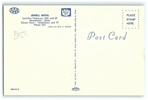 1961 Montpelier Jewell Motel Idaho Shop Id Coffee Postcard 89 30 Us And Cars 