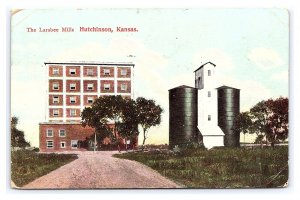 The Larabee Mills Hutchinson Kansas c1909 Postcard