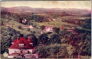 Postcard PANORAMIC SCENE Liberty New York NY AO0169