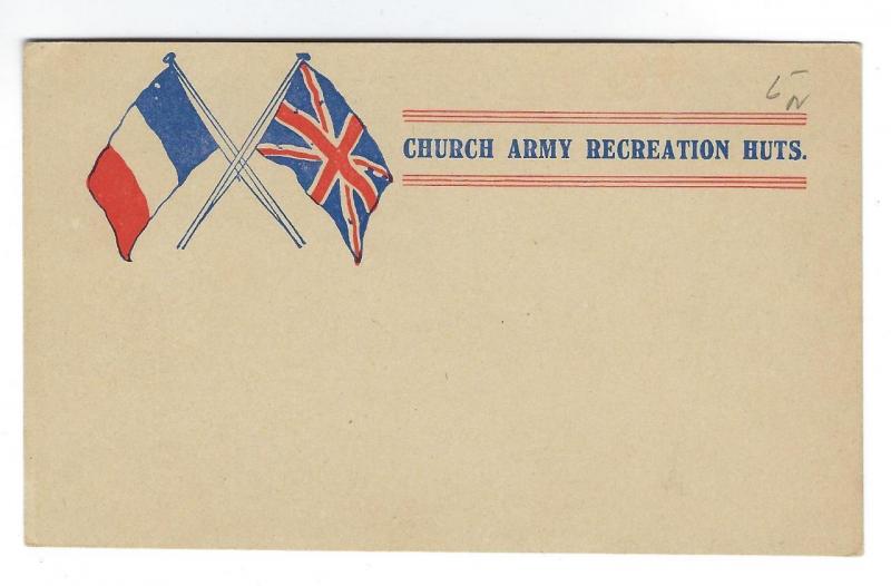 Est WW2 Era Military Soldier's Postcard - Church Army Recreation Huts (QQ148)