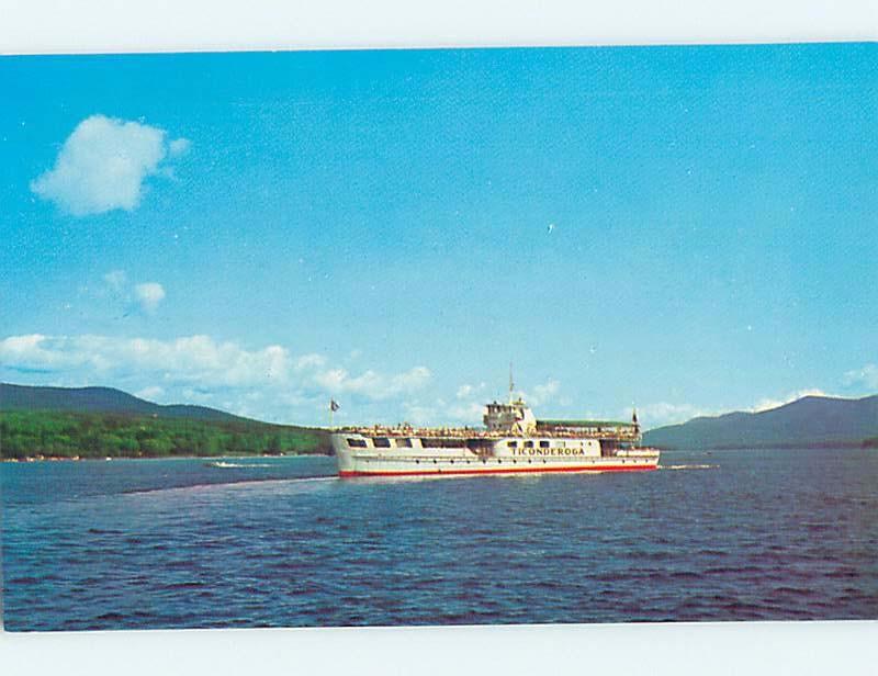 Pre-1980 NAMED BOAT Adirondacks - Lake George New York NY hp8043