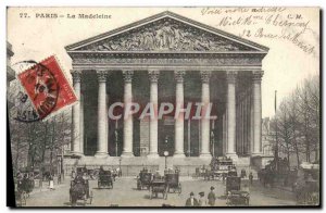 Old Postcard Paris La Madeleine