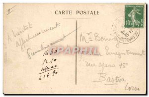 Old Postcard Boat Ship Le Havre France Transatlantic returning to port