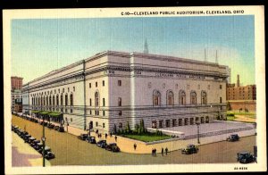 Ohio CLEVELAND Public Auditorium Fourteen Events held here Simultaneously Linen