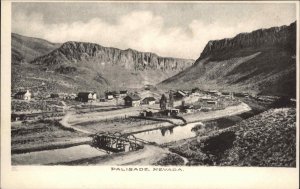 Palisade NV Birdseye View c1910 Postcard