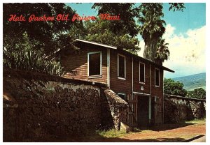 Hale Paahao Old Prison Lahaina Maui Walls of Coral Postcard 1982