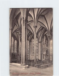 Postcard Lady Chapel Salisbury Cathedral Salisbury England