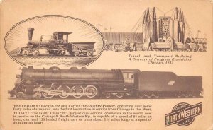 Chicago Illinois Chicago & North Western Line Class H Locomotive, PC U17899