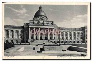 Old Postcard Munchen Armeemuseum Mit Kriegerdenkmal