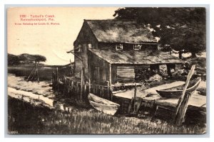 Turbot's Creek Painting By Louis Norton Kennebunkport Maine ME DB Postcard Y7