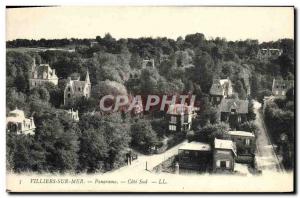 Old Postcard Villers sur Mer Panorama Cote Sud