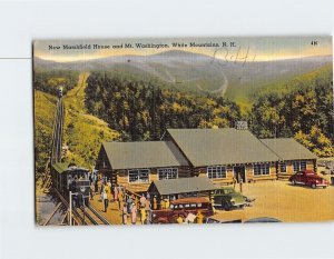 Postcard New Marshfield House & Mt. Washington White Mountains New Hampshire USA