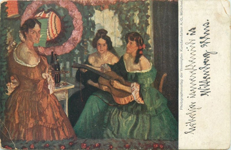 Art Postcard Ferdinand Dorsch Lampionfest Fete venetienne