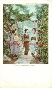 Japanese Women at the Garden Gate, Detroit Photographic No 6962