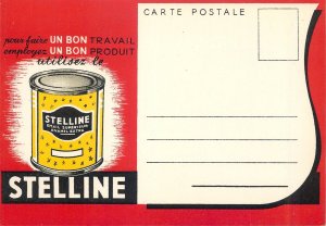 Enamel extra Paint Stelline advertising postcard