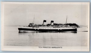 Vancouver BC Canada Postcard T.E.V. Princess Marguerite c1930's RPPC Photo