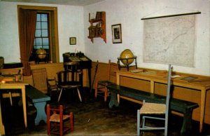 Canadav Ontario Morrisburg Upper Canada Village Interior Of School Mster'...