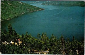 Postcard AERIAL VIEW SCENE Victoria British Columbia BC AO6481