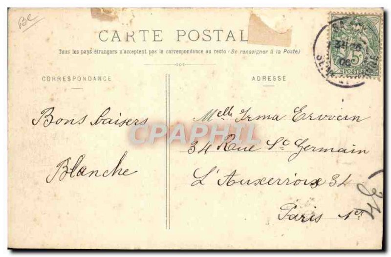 Postcard Old Children Luzancy sur Marne School Colony of the 18th Paris dispe...