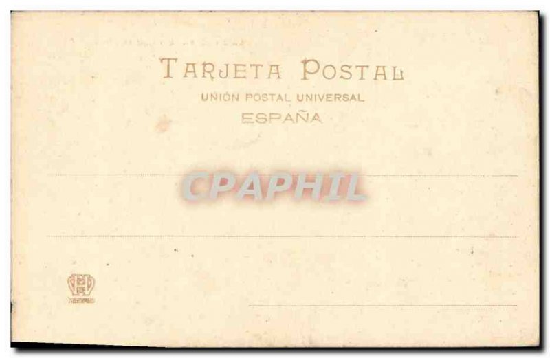 Old Postcard Madrid