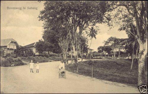 indonesia SUMATRA Aceh SABANG, Bovenweg (1910s)