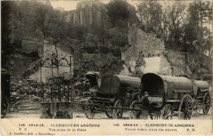 CPA Militaire Clermont-En-Argonne - Vue prise de la Place (91869)