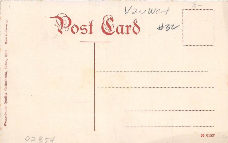 E34/ Convoy Ohio Postcard c1910 Lon & Long Elevator Occupational Van Wert 2