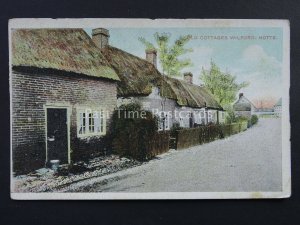 Nottinghamshire WILFORD Old Cottages - Old Postcard by D.& D.G.