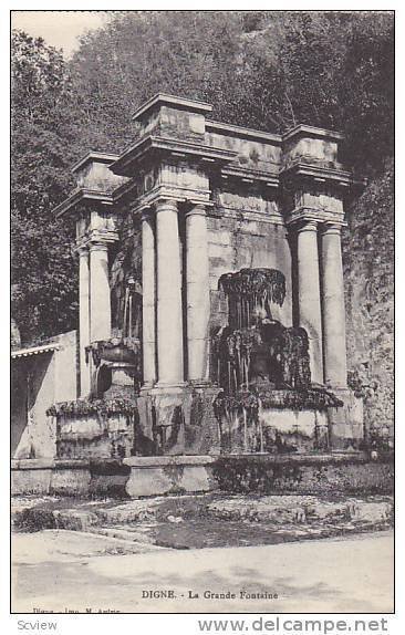 La Grande Fontaine, Digne (Alpes-de-Haute-Provence), France, 1900-1910s