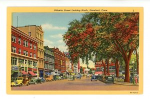 CT - Stamford. Atlantic Street Looking North