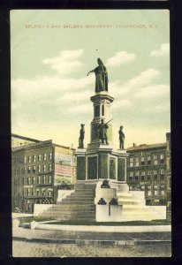 Providence, Rhode Island/RI Postcard, Soldier's Sailor's Monument*,...