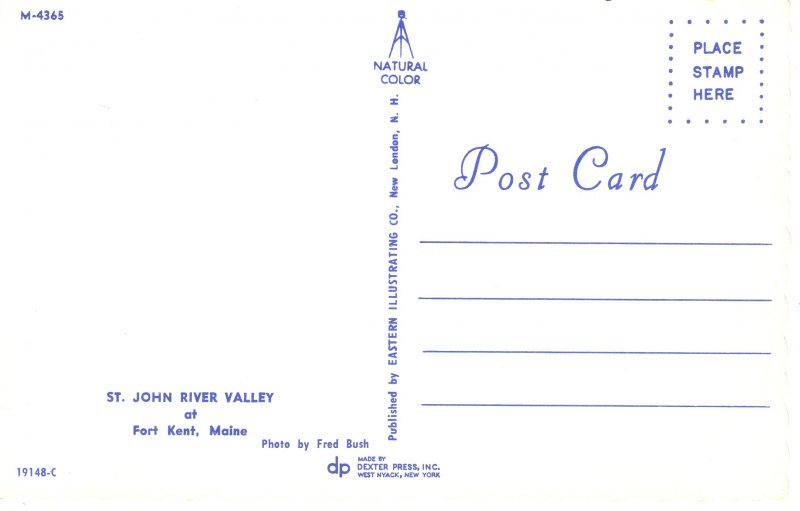 US    PC4612  ST JOHN RIVER VALLEY, FORT KENT, MAINE