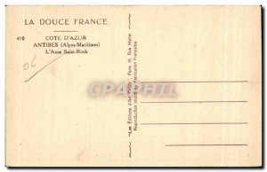 Old Postcard Antibes L Anse Saint Roch