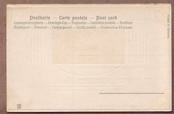 easter greetings postcard printed in germany carte postal postkarte post card