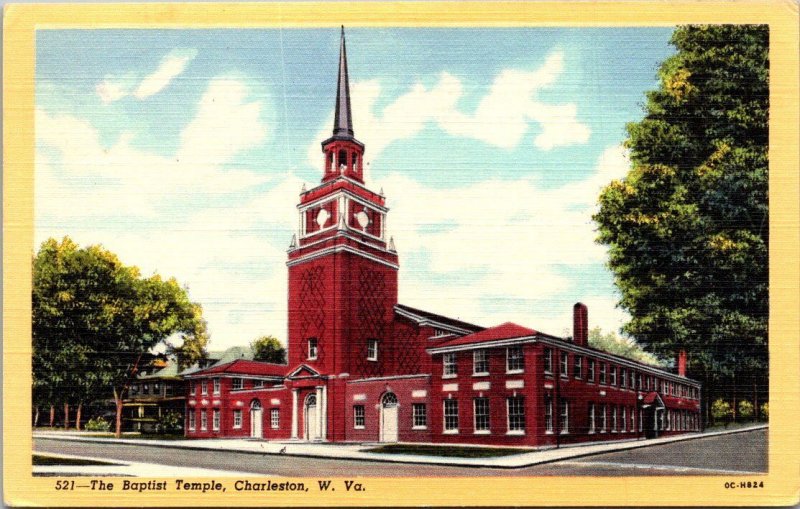 West Virginia Charleston Baptist Temple Curteich