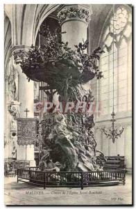 Belgium - Belgien - Belgium - Mechelen - Mechelen Chair of L & # 39Eglise St ...