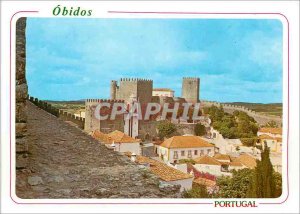 Modern Postcard Portugal Obidos Castle