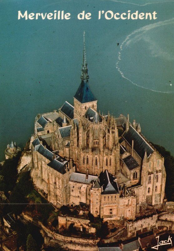 Postcard Merveille De l'Occident The Abbey Church and the Wonder Religious