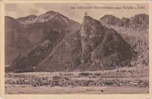 Germany Passionsdorf Oberammergau gegen Notspitze und Kofel
