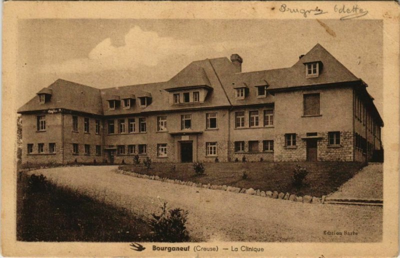 CPA Bourganeuf La Clinique FRANCE (1050190)