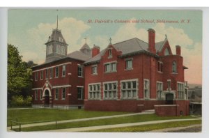 NY - Salamanca. St. Patrick's Convent & School. *RPO- Salamanca Railway