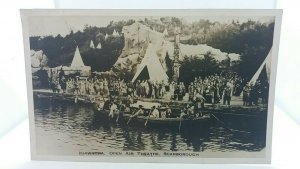 Vintage Postcard Hiawatha Stage Production Open Air Theatre Scarborough 1940s