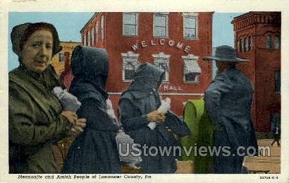 Mennonite & Amish People - Lancaster, Pennsylvania