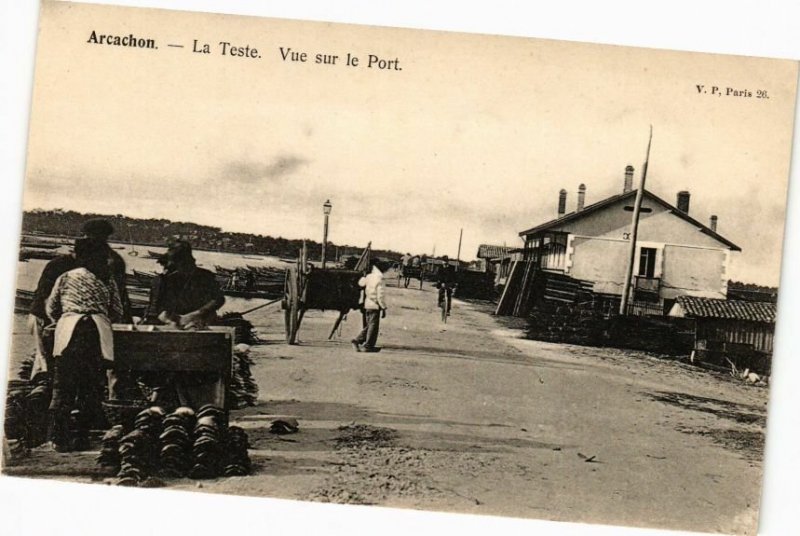 CPA ARCACHON-La TESTE-Vue sur le Port (27670)